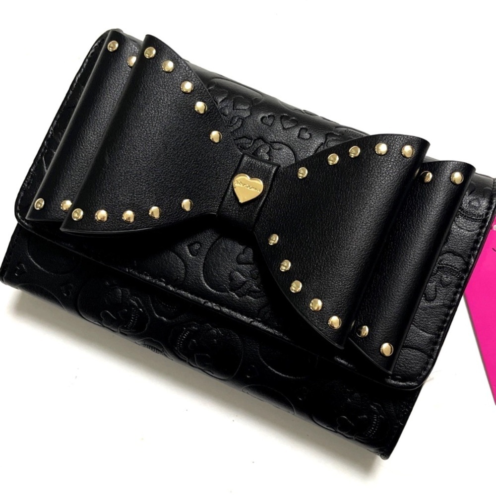 Betsey Johnson Black and Gold Crossbody Bag - Picture 4 of 14